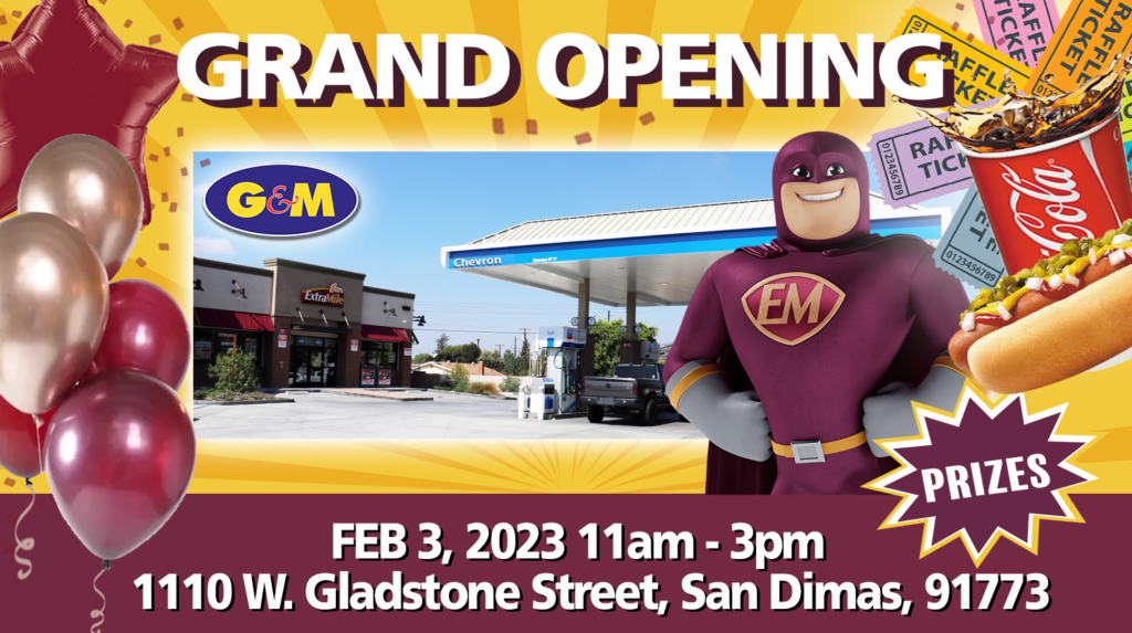 Grand Opening: Feb 3, 2023 11am - 3pm, 1110 W. Gladstone Street, San Dimas 91773